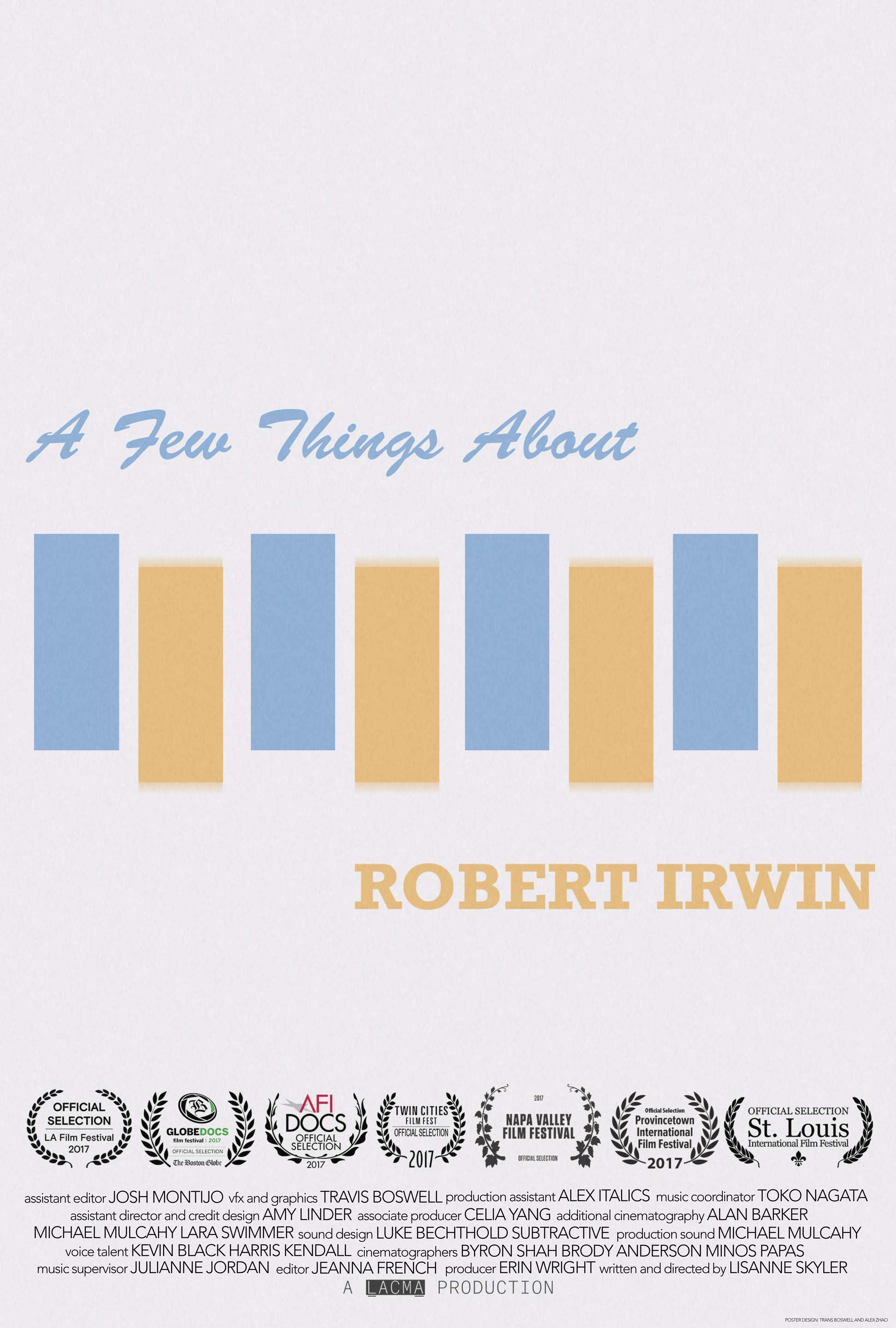 A Few Things About Robert Irwin
